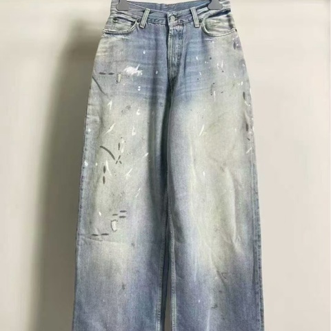 Acne Studios -1981 噴墨 牛仔褲 男女同款#S M 碼