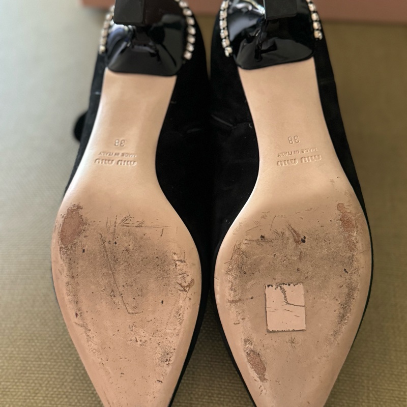 MiuMiu麂皮短靴-5