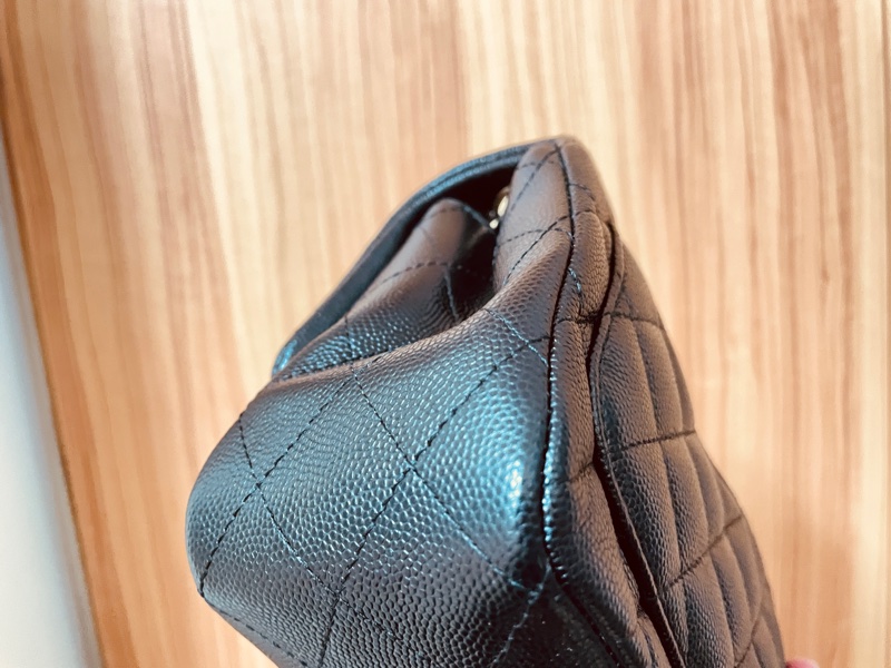 Chanel mini coco cf 魚子醬牛皮 黑 香檳🍾金 方胖子 絕版品-1