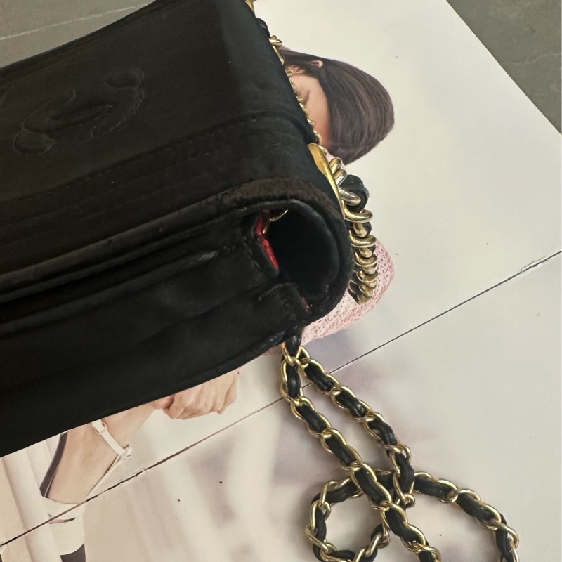 (MYMluxurybag) Chanel 絲質肩背包-31