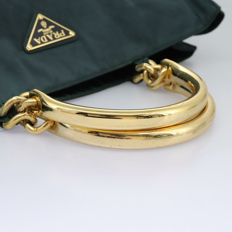 【日本直送】PRADA 尼龍卡其色手提包 正品 nb125-6