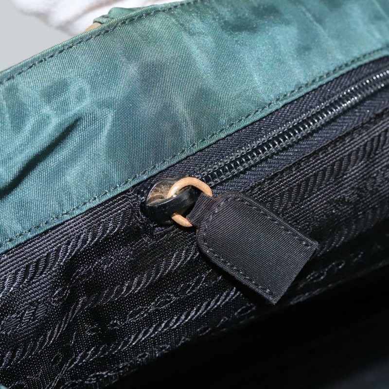 【日本直送】PRADA 尼龍卡其色手提包 正品 nb125-19