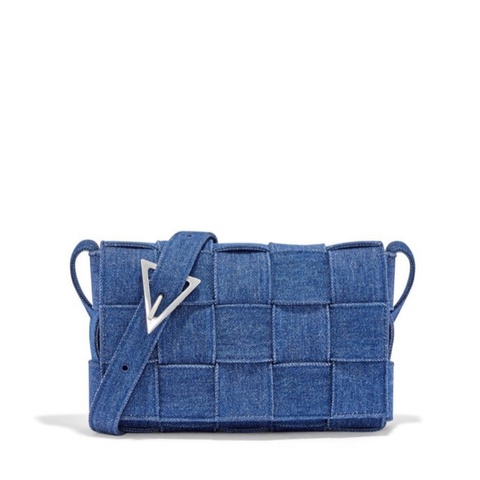 bottega veneta cassette 深色牛仔袋 15格 絕版 斜背包crossbody bag