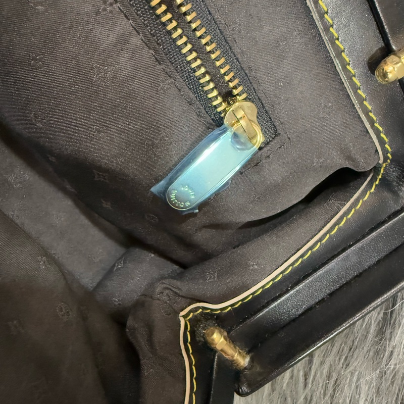 LV M91805 黑色 SUHALI 金釦 鉚釘 山羊皮 手提包 醫生包 貴婦包-20