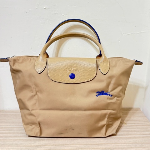 降價❗️二手longchamp 奶茶色短提把手提包