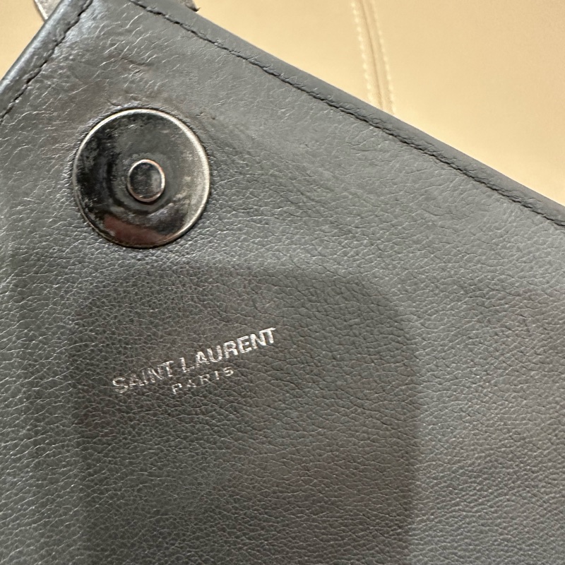 超便宜🈶️購證❤️#YSL #灰銀 小號 #college #學院包 #郵差包-47
