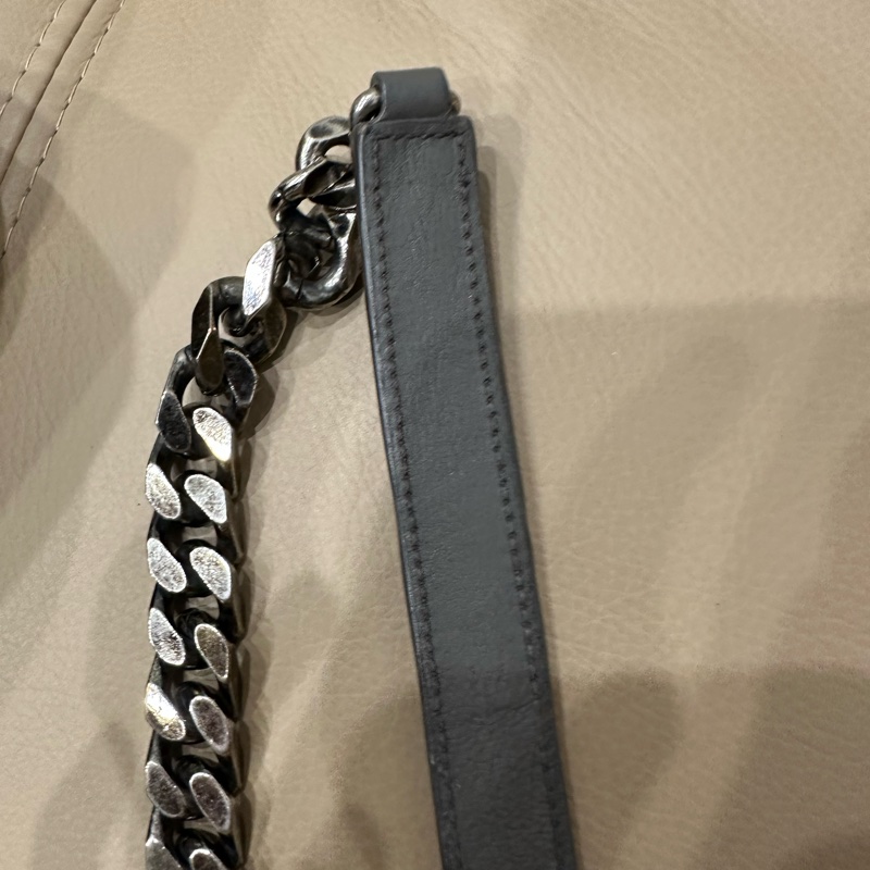 超便宜🈶️購證❤️#YSL #灰銀 小號 #college #學院包 #郵差包-63