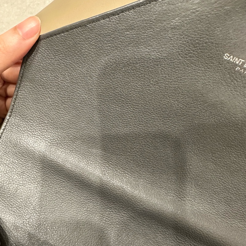 超便宜🈶️購證❤️#YSL #灰銀 小號 #college #學院包 #郵差包-75