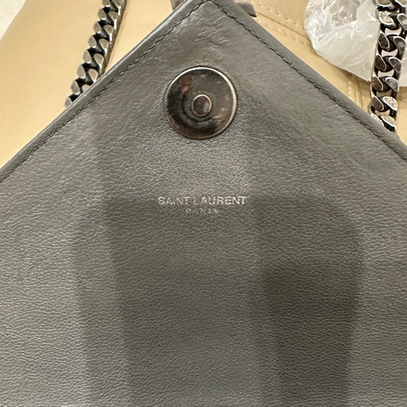 超便宜🈶️購證❤️#YSL #灰銀 小號 #college #學院包 #郵差包-76