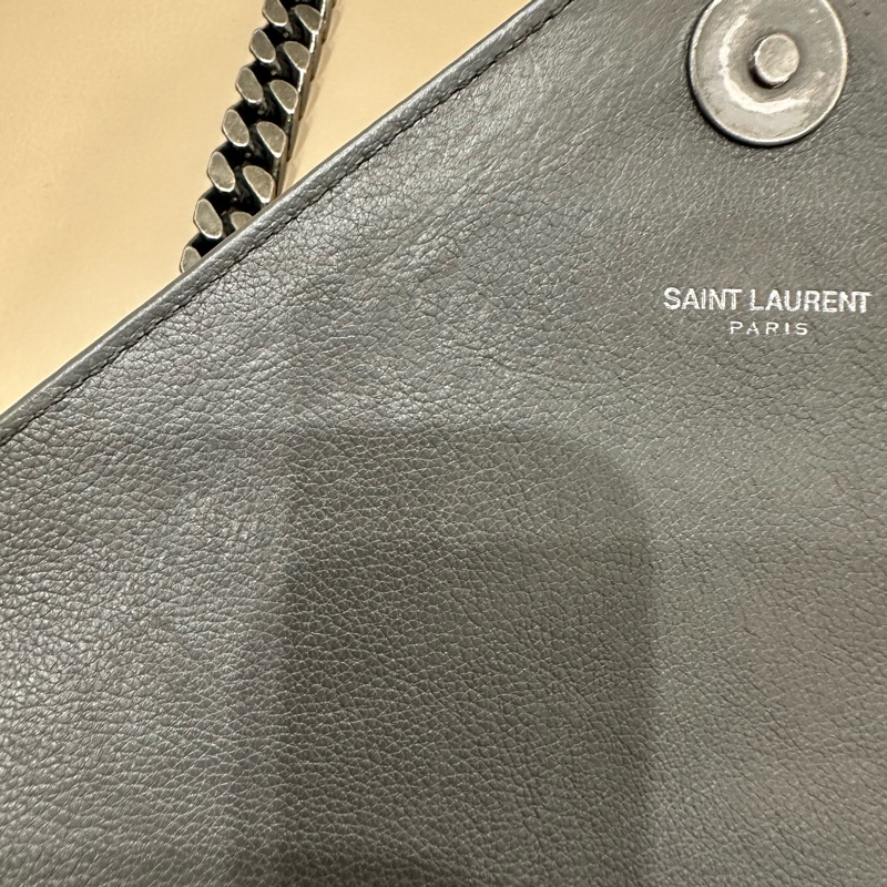 超便宜🈶️購證❤️#YSL #灰銀 小號 #college #學院包 #郵差包-77