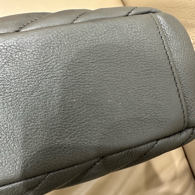 超便宜🈶️購證❤️#YSL #灰銀 小號 #college #學院包 #郵差包-85