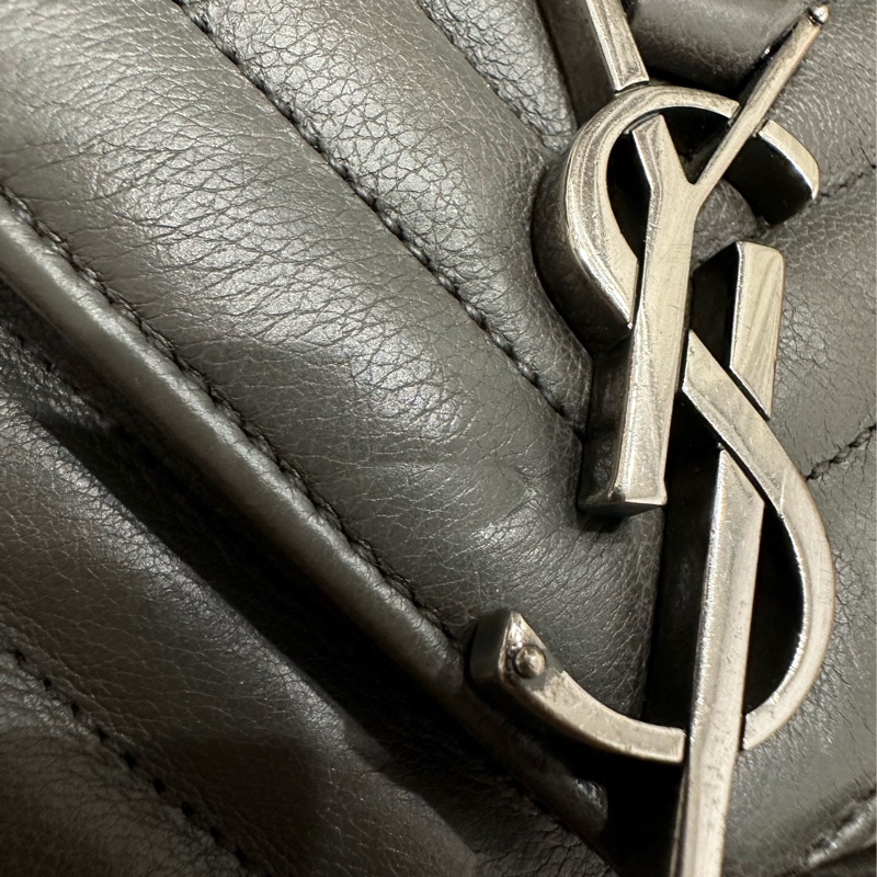 超便宜🈶️購證❤️#YSL #灰銀 小號 #college #學院包 #郵差包-89