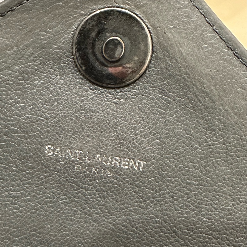 超便宜🈶️購證❤️#YSL #灰銀 小號 #college #學院包 #郵差包-91