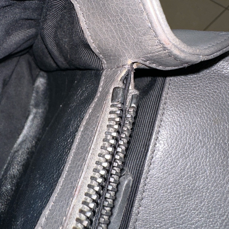 超便宜🈶️購證❤️#YSL #灰銀 小號 #college #學院包 #郵差包-96