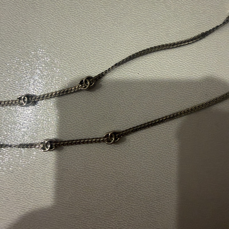 🈶25年購證❤️#香奈兒 #銀色 #7花 蛇骨 #項鍊 /手鏈/ #頸鏈 /choker-11