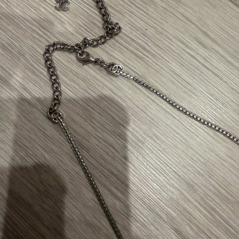🈶25年購證❤️#香奈兒 #銀色 #7花 蛇骨 #項鍊 /手鏈/ #頸鏈 /choker-18