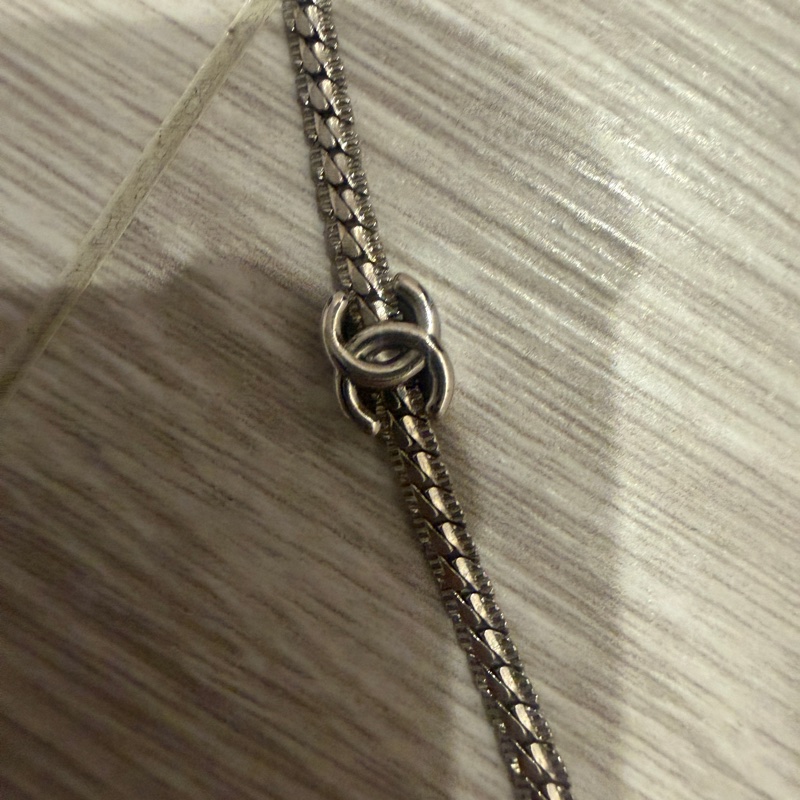 🈶25年購證❤️#香奈兒 #銀色 #7花 蛇骨 #項鍊 /手鏈/ #頸鏈 /choker-22