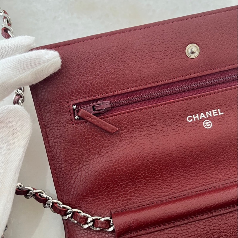 Chanel酒紅WOC-9