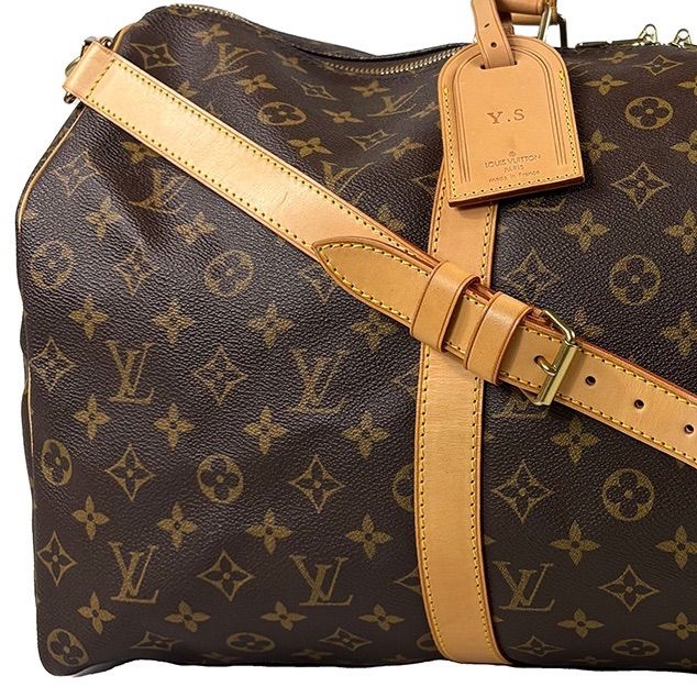 💝FuFu.Style ⟡.·* 9.5成新*LV Keepall50 旅行袋行李袋-5