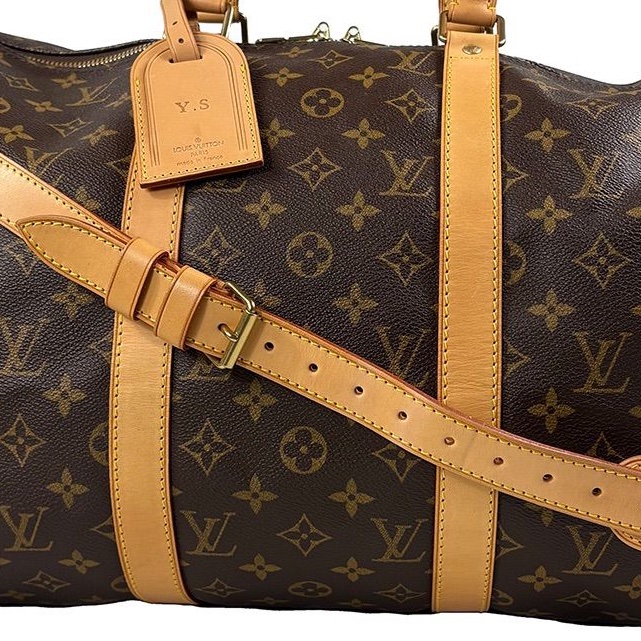 💝FuFu.Style ⟡.·* 9.5成新*LV Keepall50 旅行袋行李袋-6