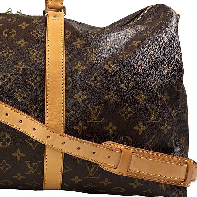 💝FuFu.Style ⟡.·* 9.5成新*LV Keepall50 旅行袋行李袋-7