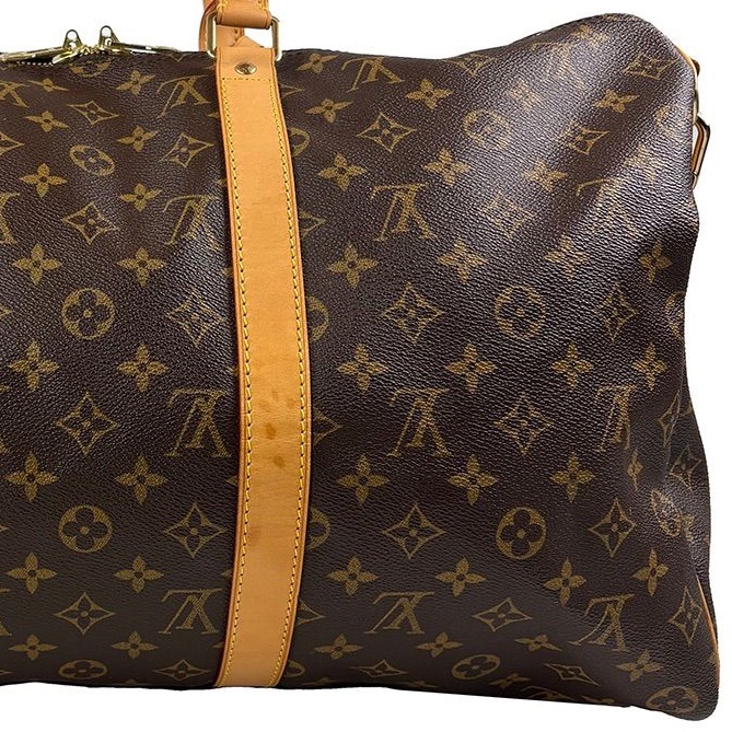 💝FuFu.Style ⟡.·* 9.5成新*LV Keepall50 旅行袋行李袋-10