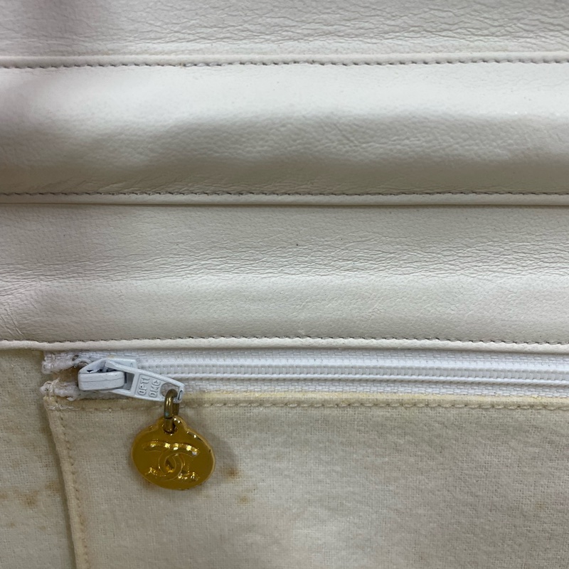 Chanel Vintage 白雪公主金扣半月包 香奈兒-22