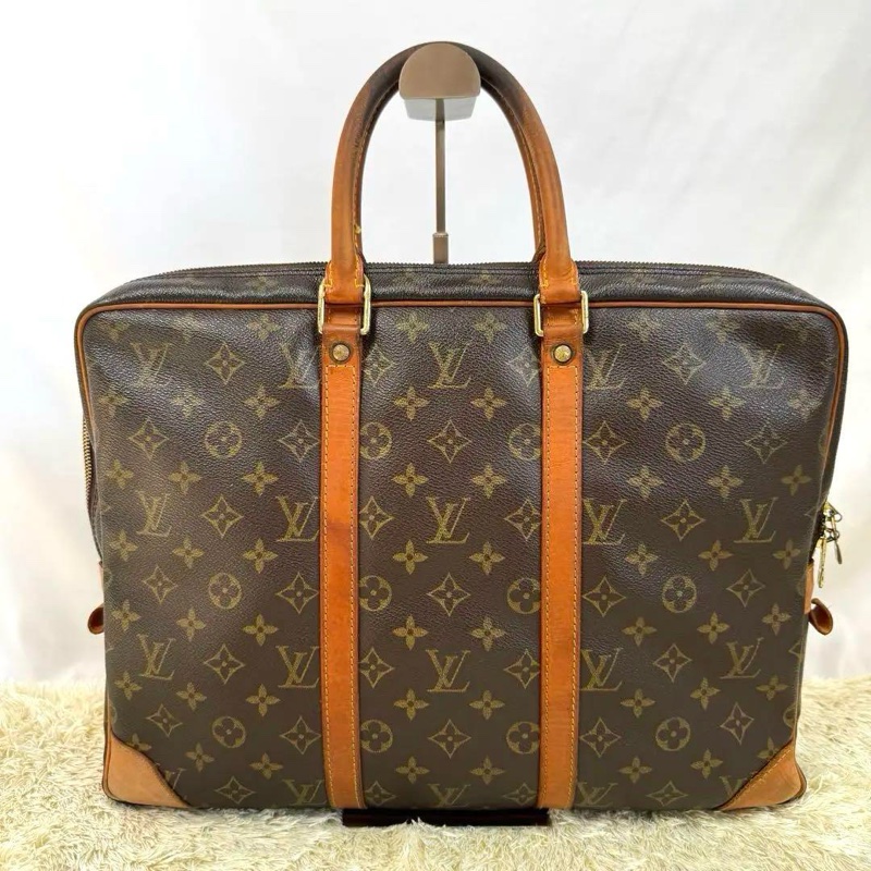 🌺Louis Vuitton Monogram 公事包手提包公文包|經典花紋✦fufu style 精品✦ 公務包-8