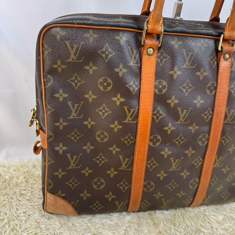 🌺Louis Vuitton Monogram 公事包手提包公文包|經典花紋✦fufu style 精品✦ 公務包-9