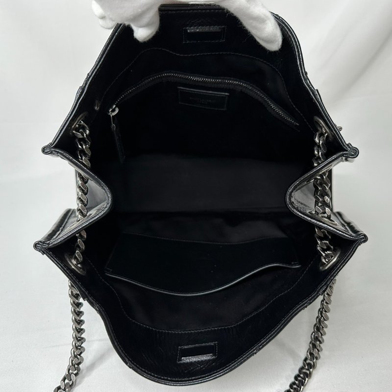 YSL NIKI Shopping復古皮革購物包-6