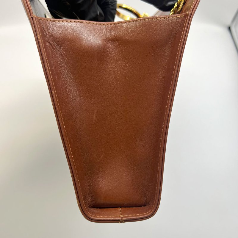 【Suenn-名人公益精品】 Ferragamo 馬蹄扣金鏈包-3