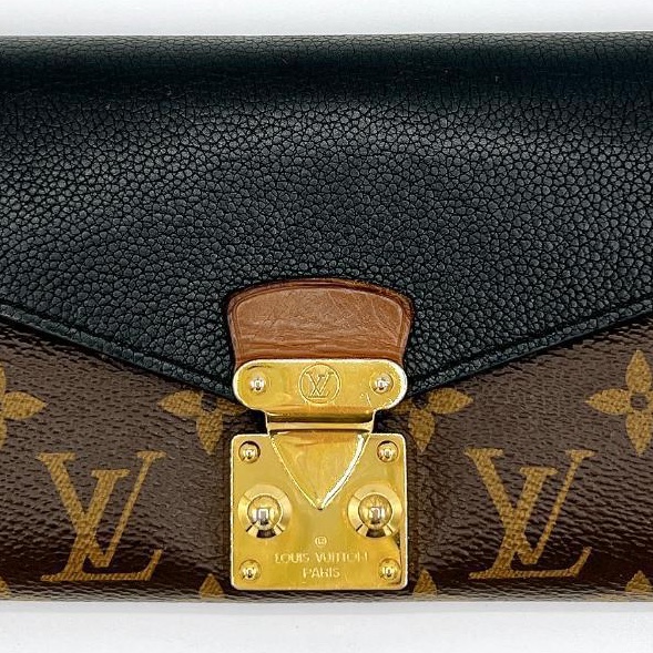 💝FuFu.Style ⟡.·* LV 金色三角鎖頭長夾錢包-6