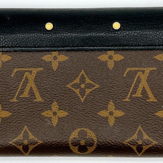 💝FuFu.Style ⟡.·* LV 金色三角鎖頭長夾錢包-9