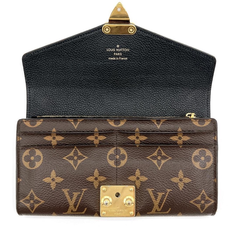 💝FuFu.Style ⟡.·* LV 金色三角鎖頭長夾錢包-25