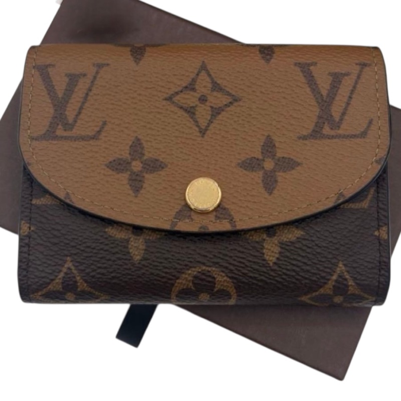 💝FuFu.Style ⟡.·* LV 新型IC款拼色短夾錢包-1