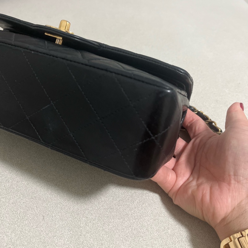 Chanel cf23 23cm 23公分🔥vintage 黃金尺寸 24k金(有盒有卡)-7