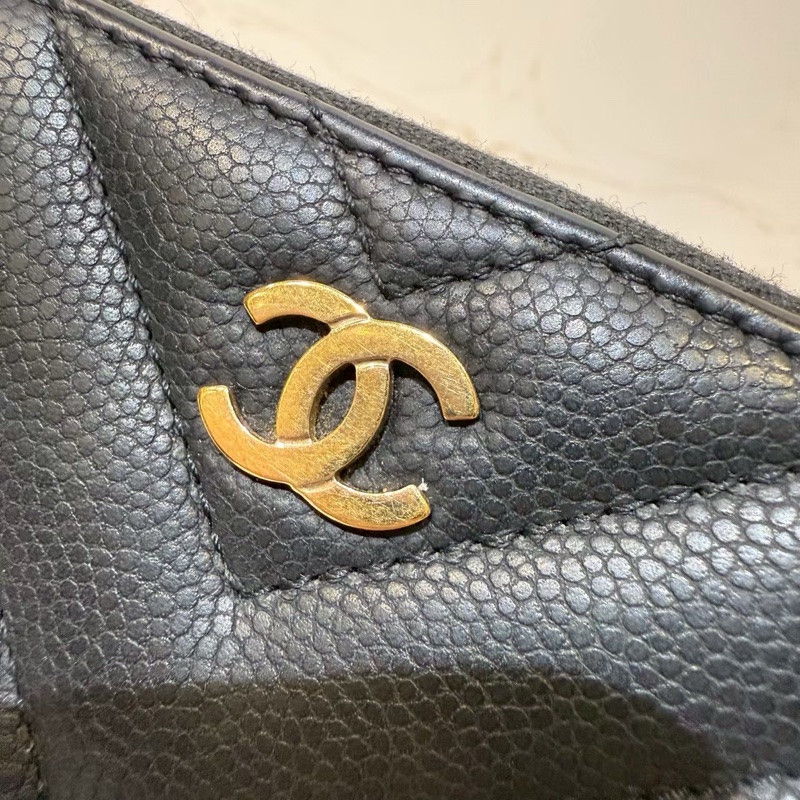 Chanel 荔枝皮 零錢包 卡夾-15