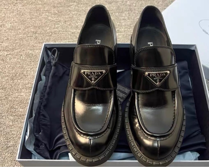 Prada 樂福鞋 經典款 38.5號 很新-1