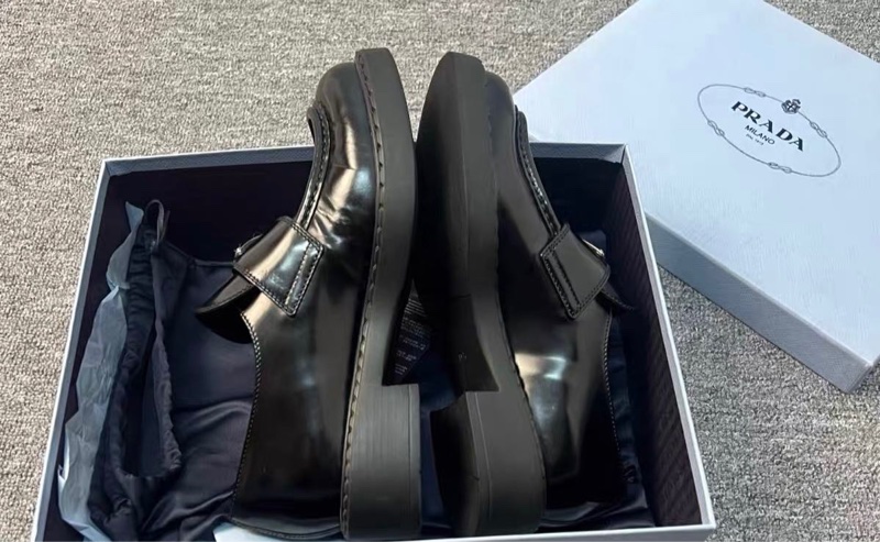 Prada 樂福鞋 經典款 38.5號 很新-5