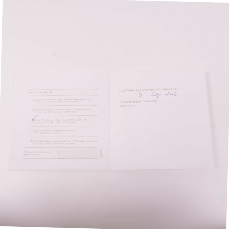 HERMES 18K玫瑰金Finesse Pendant Diamond Necklace鑽石項鍊-7