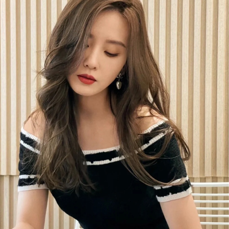 💝FuFu.Style ⟡.·* Chanel 劉詩詩同款珍珠愛心雙C小香耳環-2