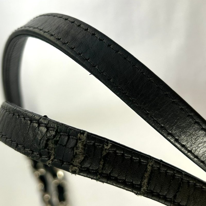 CHANEL 帆布Deauville Tote銀扣肩背袋-15