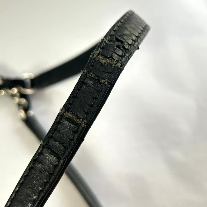 CHANEL 帆布Deauville Tote銀扣肩背袋-16