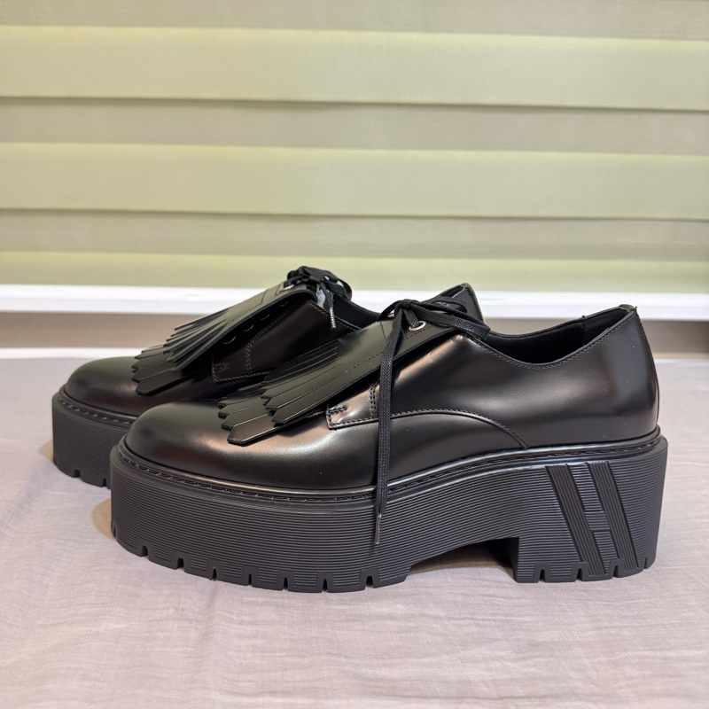 Hermès 流蘇厚底鞋 38.5適合-1
