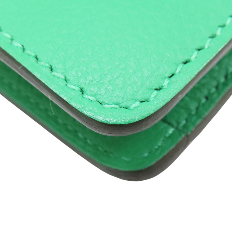 【再降價】綠色 牛皮 Roulis Slim Wallet 錢包/腰包 Z刻 AM.005.UH-9