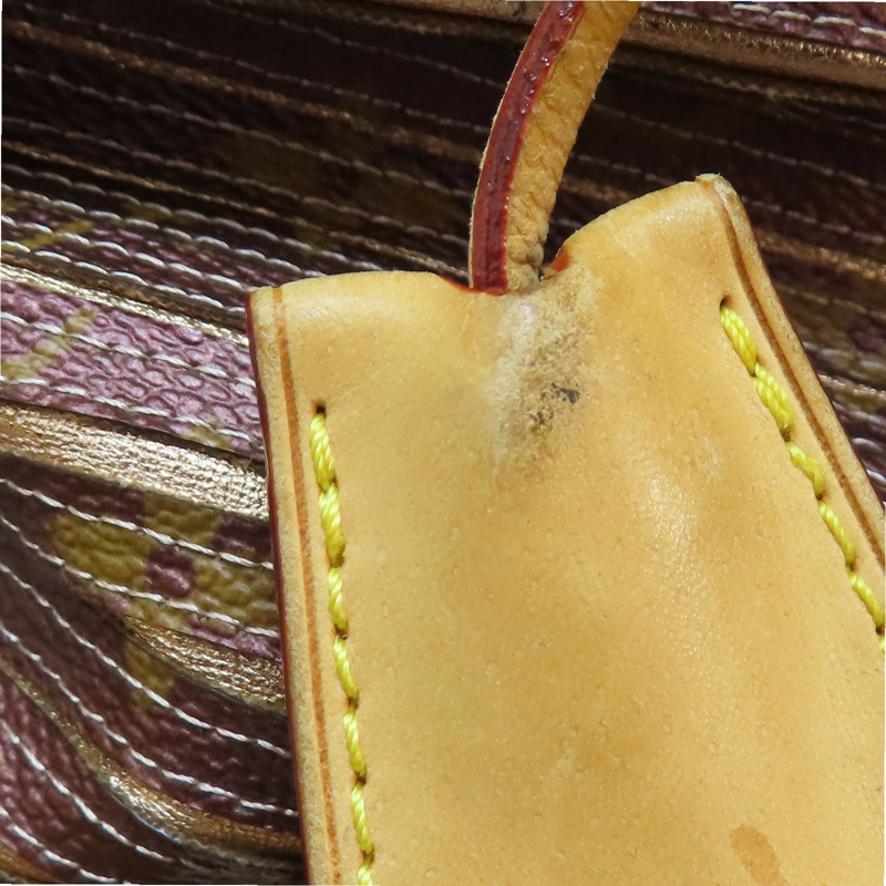 原花 Eden 帆布 皮革 Speedy Bandouliere 30 兩用包 M40357-16