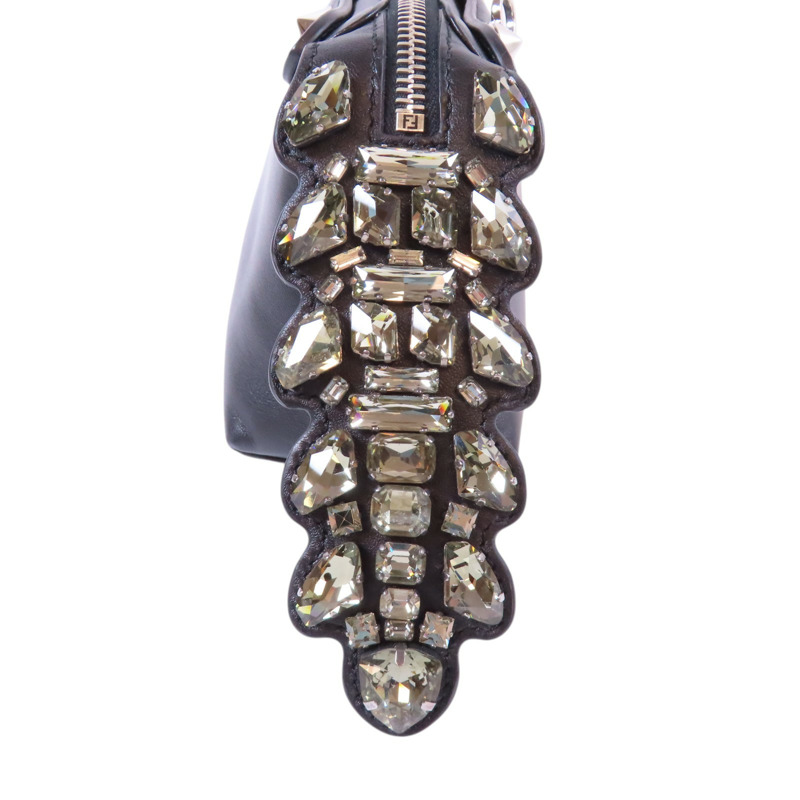 黑色 牛皮 By The Way Mini 兩用包 銀扣 8BL135-12