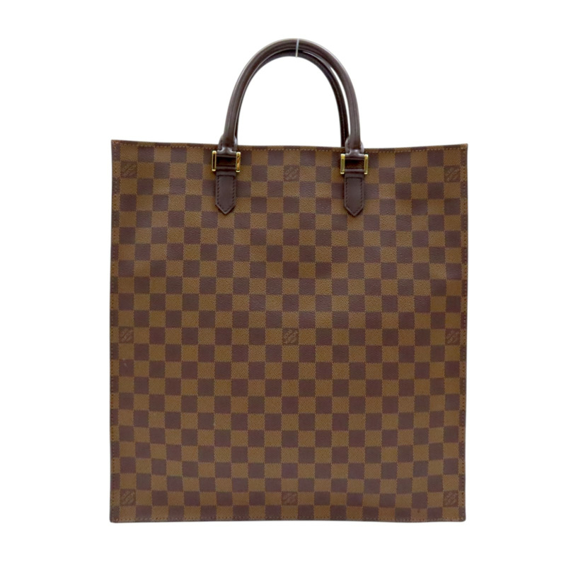棕色 棋盤格 帆布 SAC PLAT 手提包 N51140-0