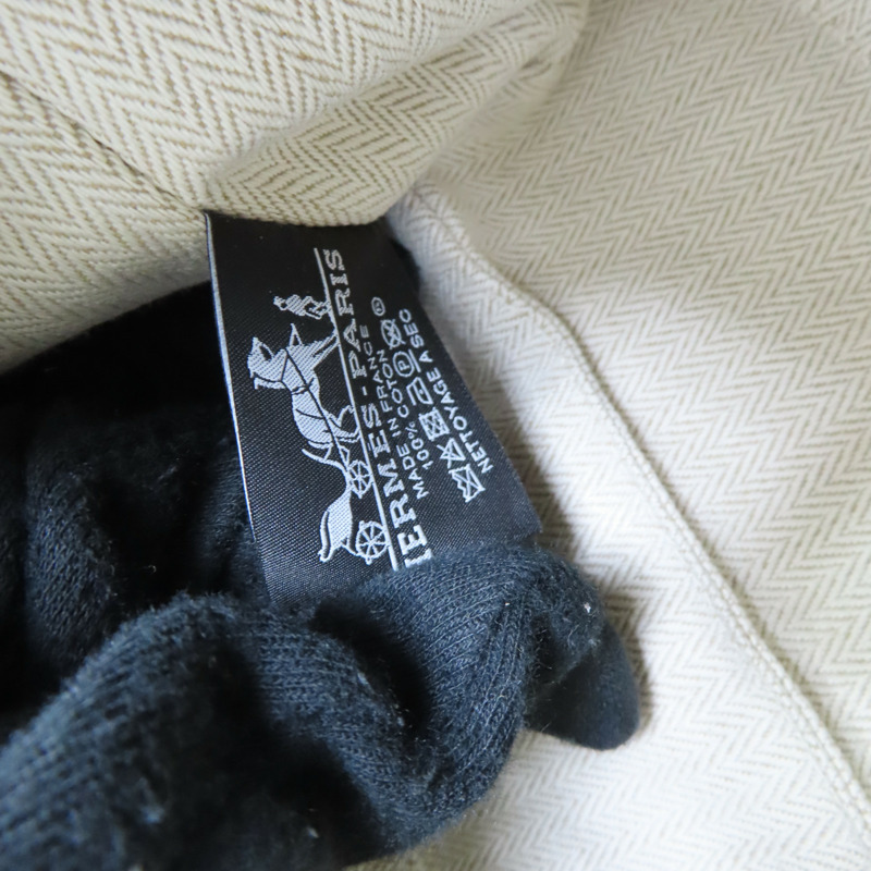 米色 Toile-H帆布 BRIDE A BLACK PM 化妝包 手提包-5