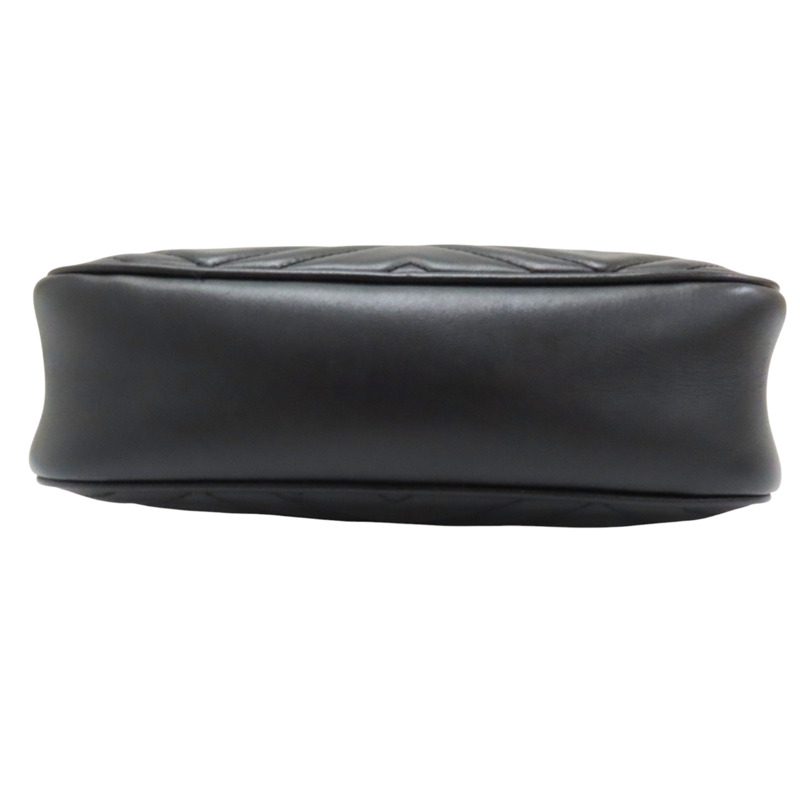 黑色 牛皮 GG Marmont Camera 肩背包【GUCCI 古馳】 447632-3